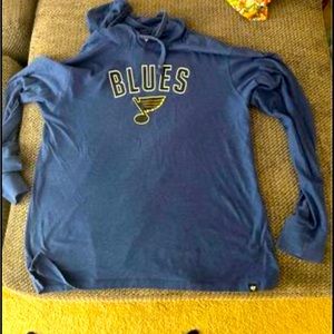 St Louis Blues Light Weight Pull Over Hoodie